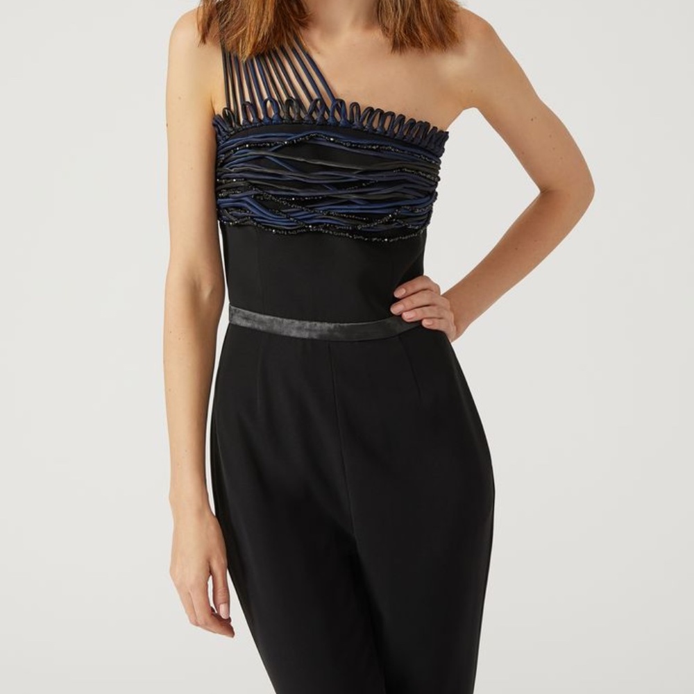 Emporio Armani Crêpe & Satin Jumpsuit